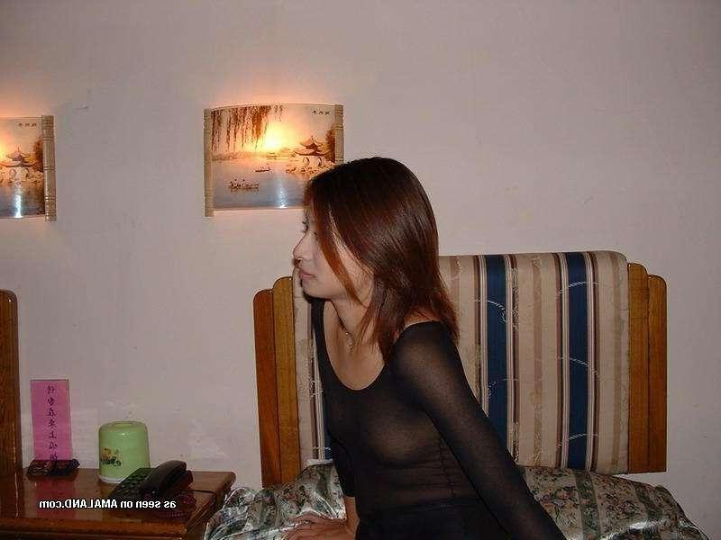 15P Kinky Chinese bitches in stockings stripping naked