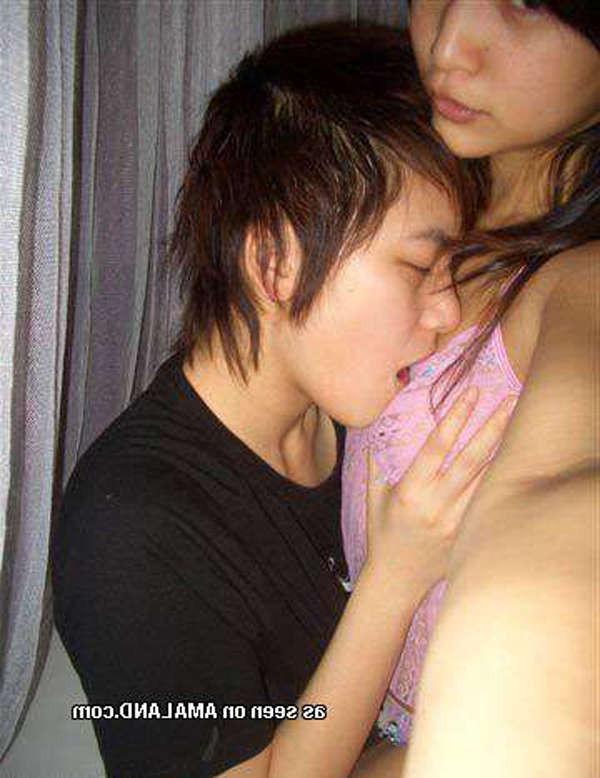 12P Hot long haired Asian princess teasing