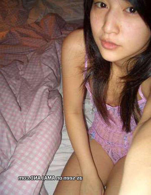 12P Hot long haired Asian princess teasing