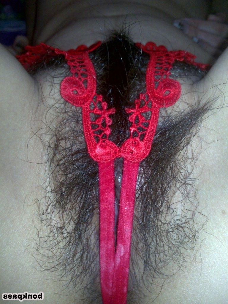 12P Super hairy Chinese girl with panties fetish