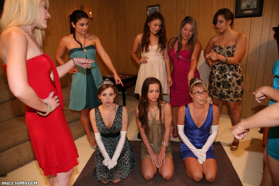 15P College teen pledges forced to eat lesbian sorority sister asses