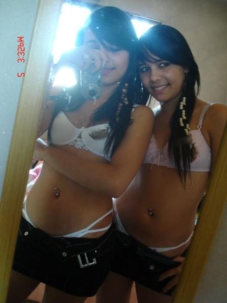 10P Two sassy chicks entertain in private home video