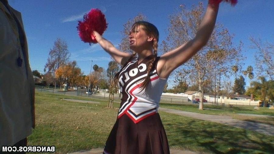 16P uniformed cheergirl gets nasty with the older sex educator