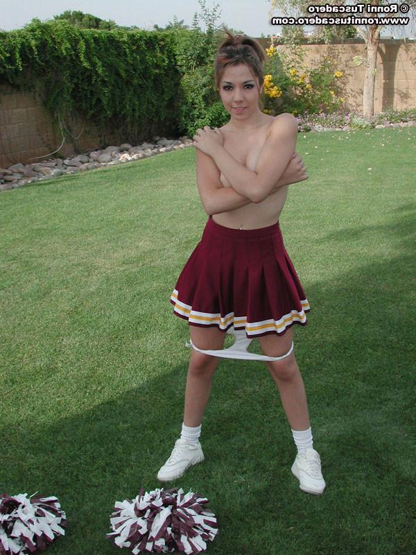 15P Horny Cheerleading Babe