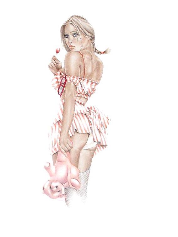 25P Drawn Ero and Porn Art 15 - Barbara Jensen