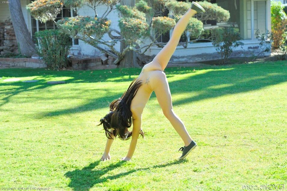 16P Lacey playful outdoors