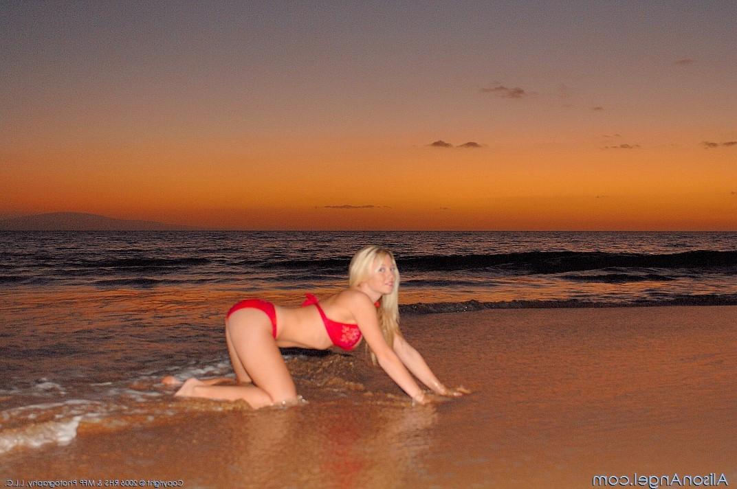 16P Heavenly Gorgeous Blonde Alison Angel Naked