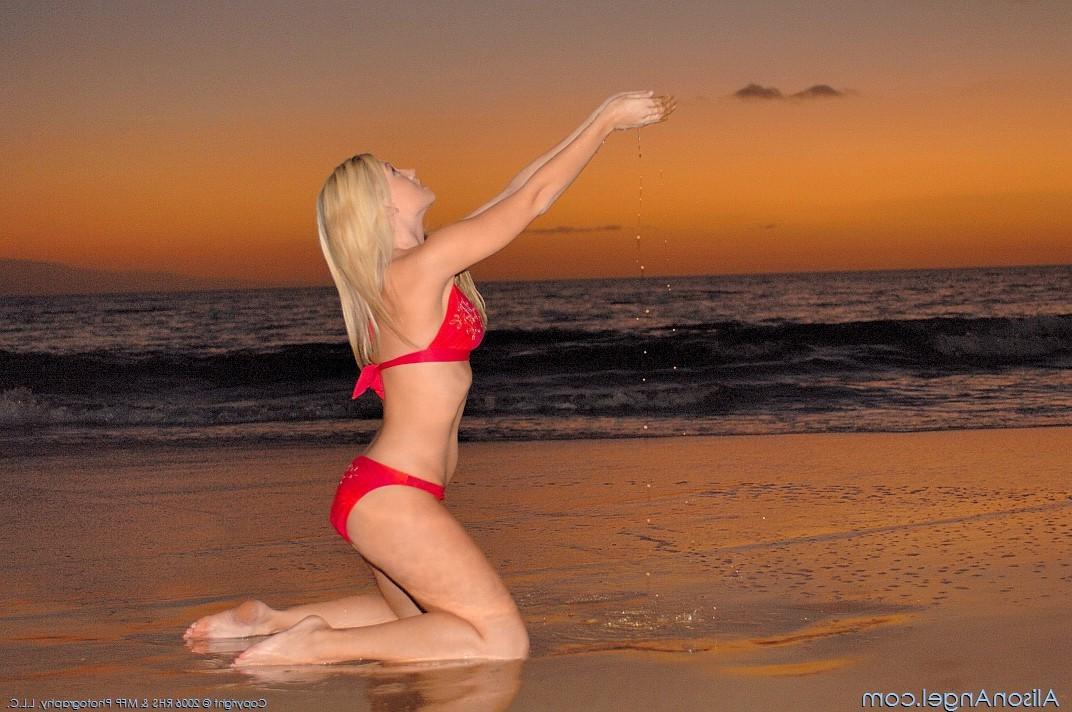 16P Heavenly Gorgeous Blonde Alison Angel Naked