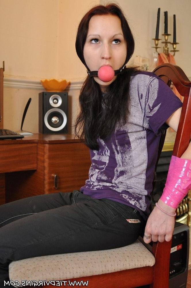 12P Teen is tied up in her own home