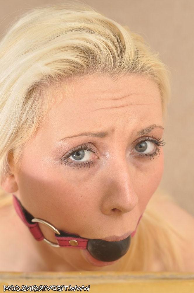 12P emma the slut is tied up to a box