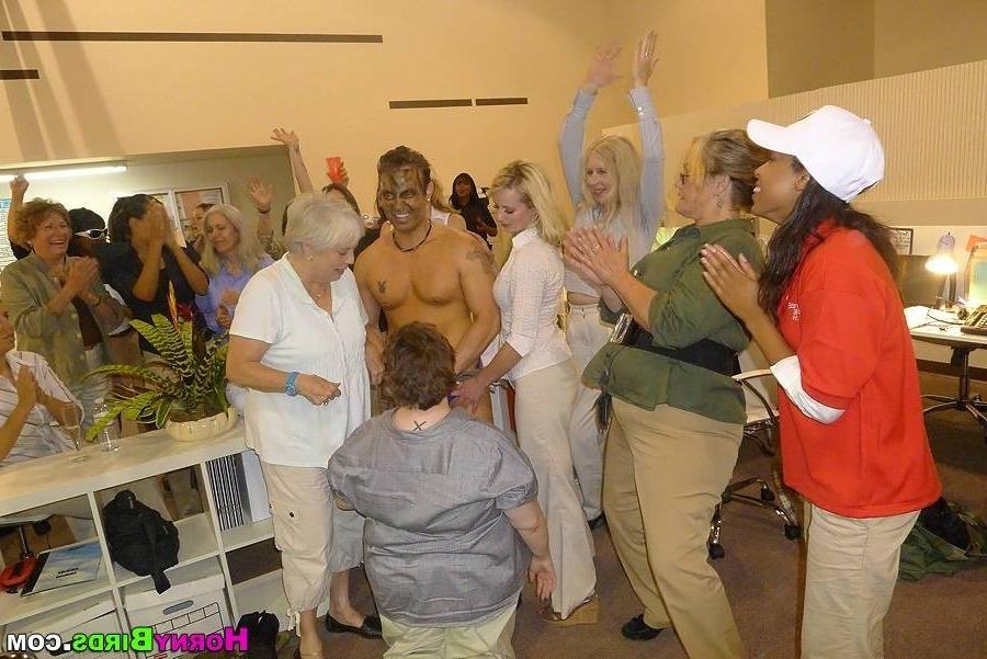 15P Sexy girls having wild sex at their office work
