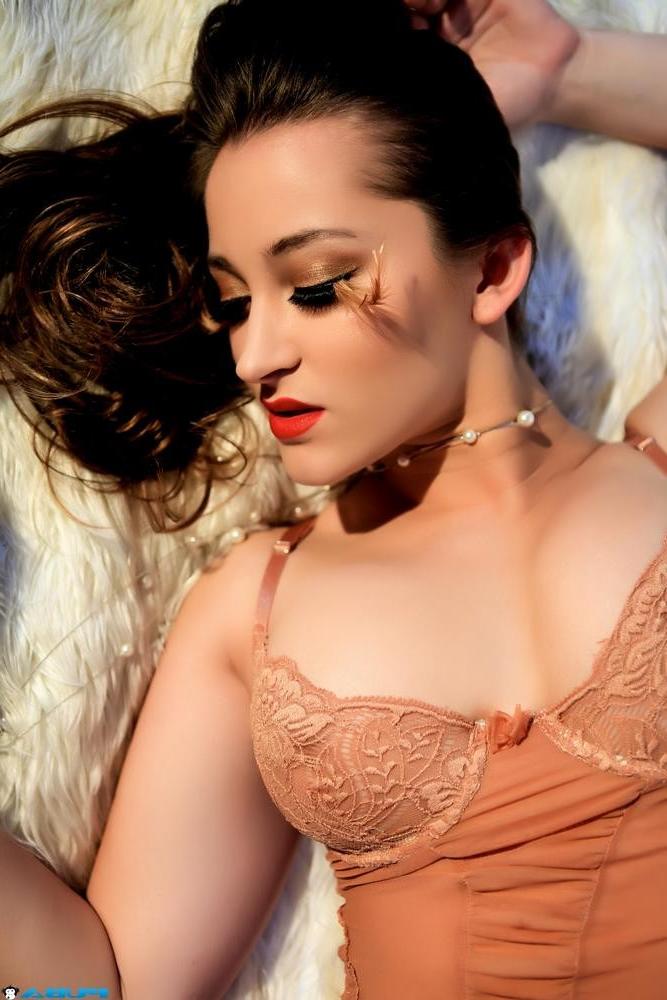 15P Dani Daniels glamourous in her lingerie