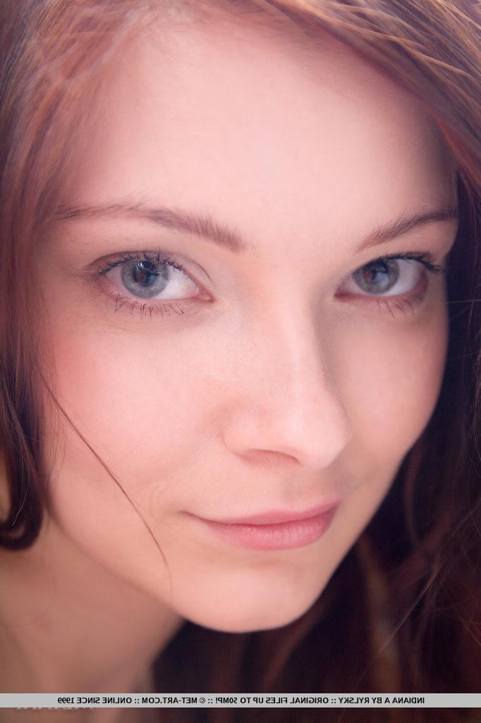 18P Erotic redhead teen Indiana in sexy nude art
