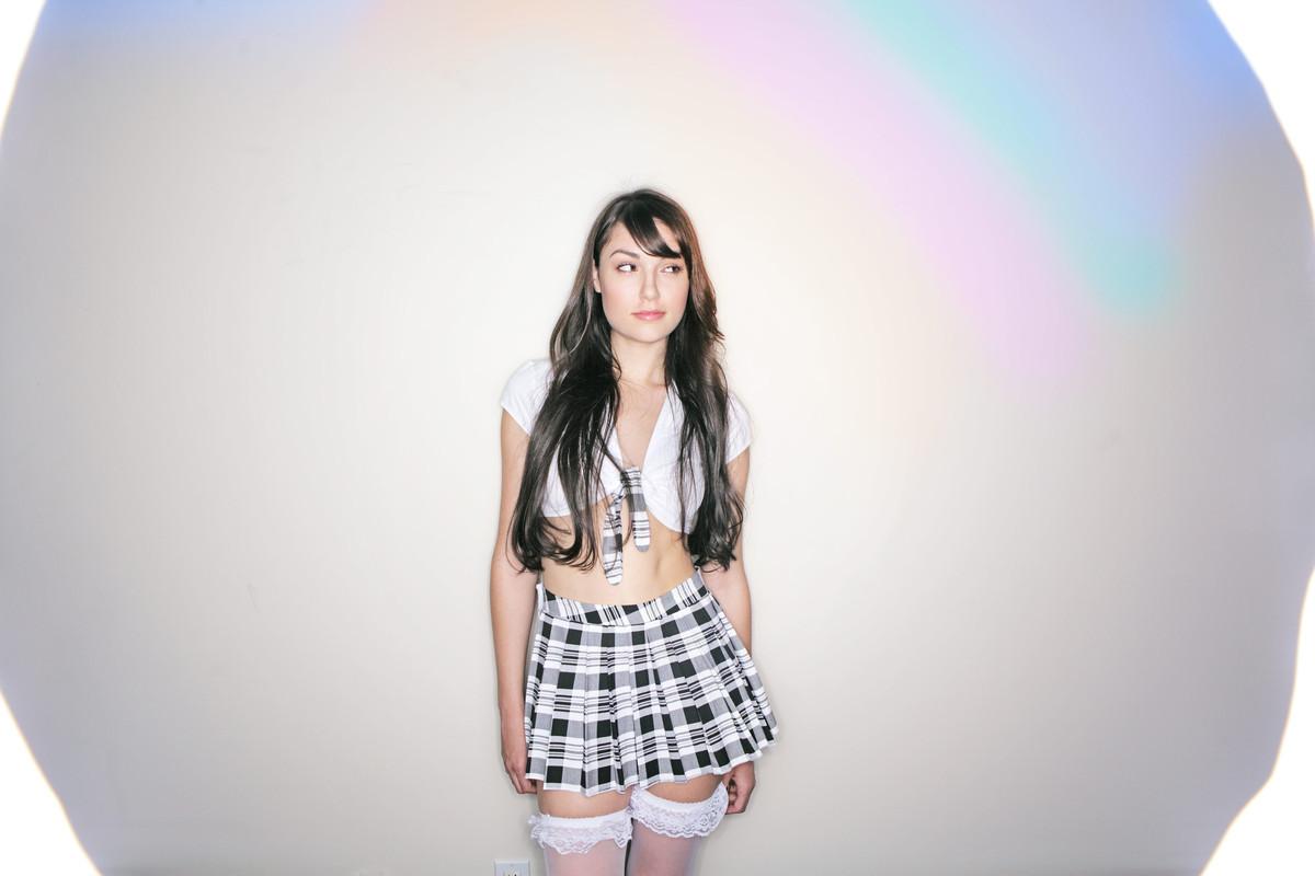 11P Sasha Grey role plays as a university cheerleader who loves giant cocks.