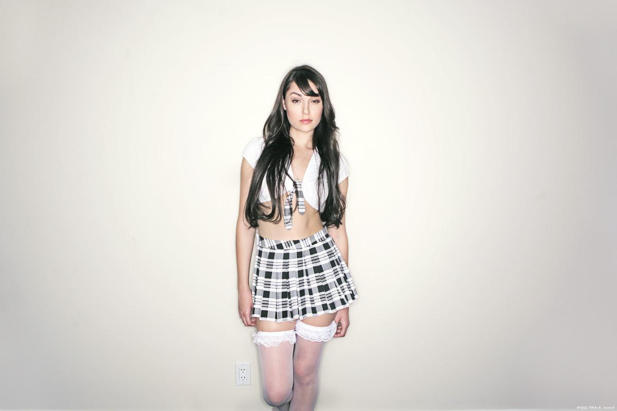 11P Sasha Grey role plays as a university cheerleader who loves giant cocks.