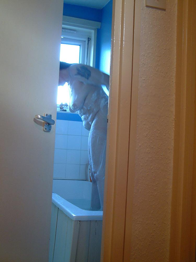 16P BBW Amateur Voyeur Bathing
