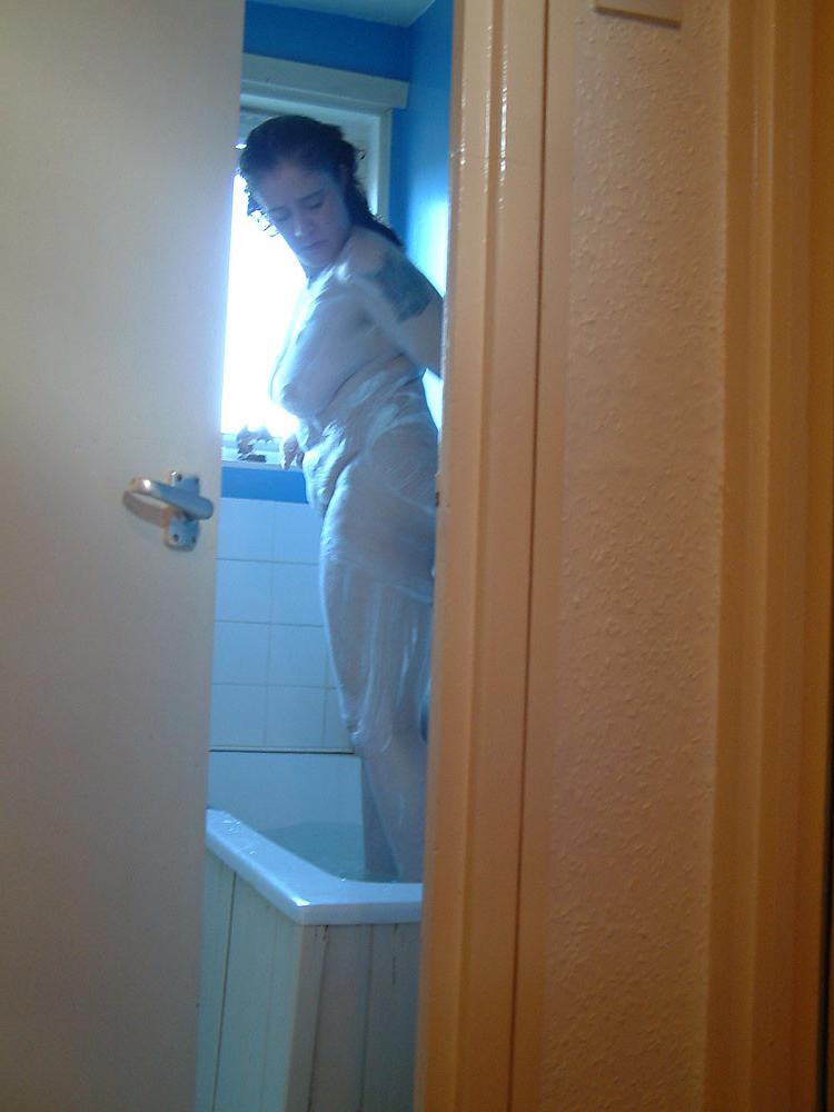 16P BBW Amateur Voyeur Bathing