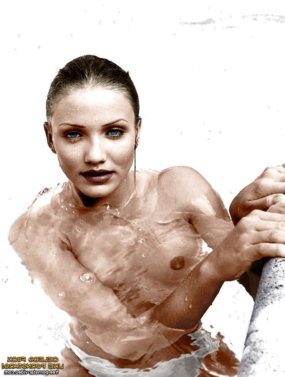 10P Nude Cameron Diaz in the basin