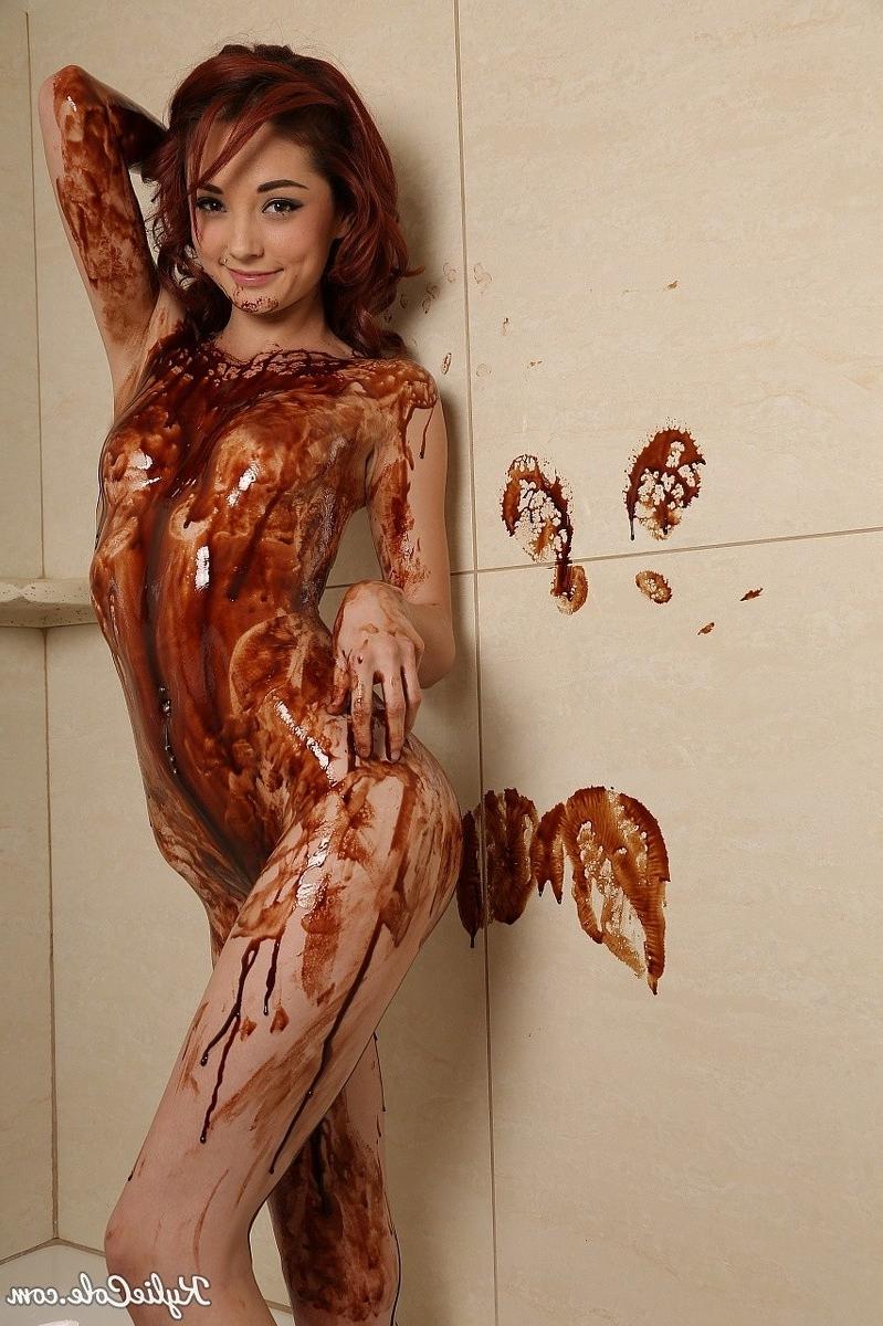 12P Redhead messy with syrup