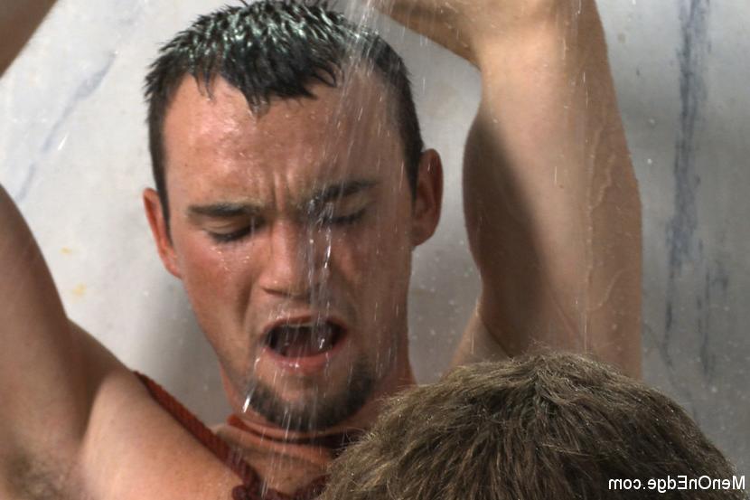 15P Axel Flint gets taken down and edged in an airport bathroom...