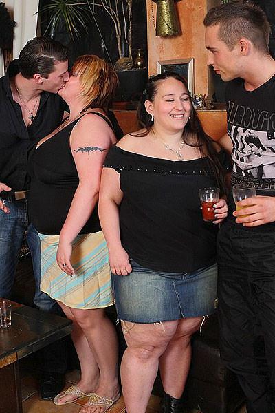 12P After the horny fat chick gives him a blowjob he fucks her hard before cumming o