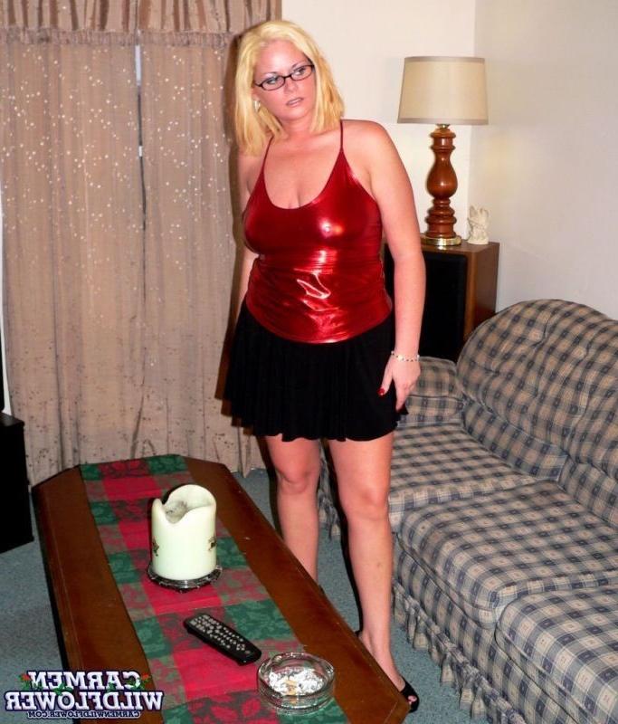 15P Blonde in glasses gets tied up
