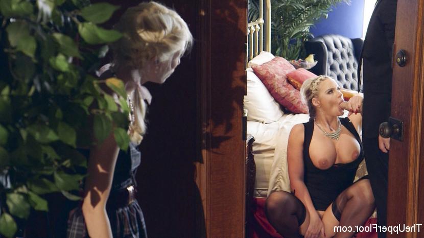 15P Innocent Piper Perri surprises her Step-Mother in the second family mansion, onl