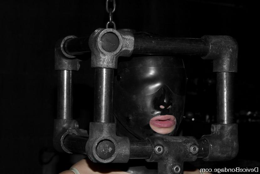15P Busty Penny Play is chained down to get punished and humiliated