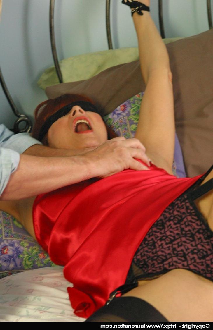 12P Tied up and groped in bed