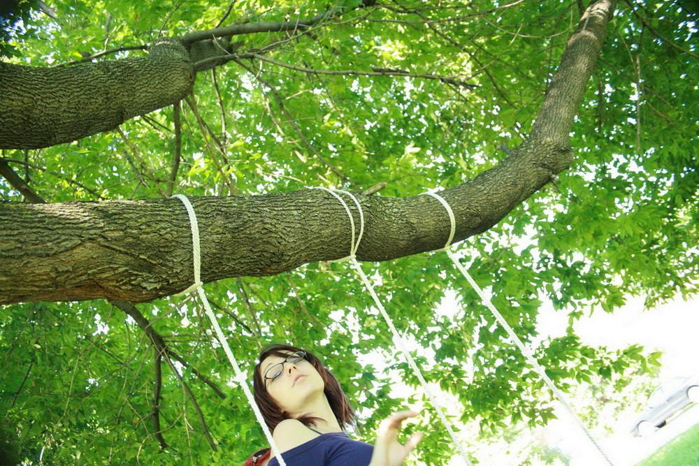 16P Mistress Ursela decided she'd like to try her hand at suspension. Marcy got more