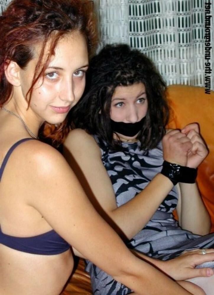 15P Kinky girlfriends tied up and tortured gallery 11