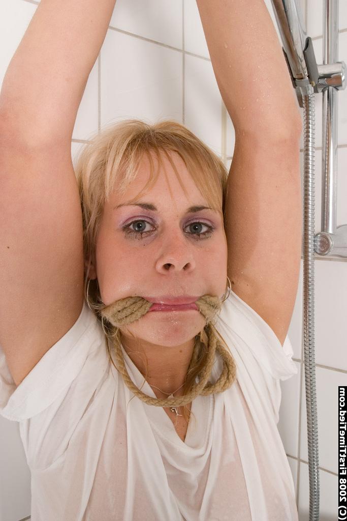 12P Donna tied up in the shower