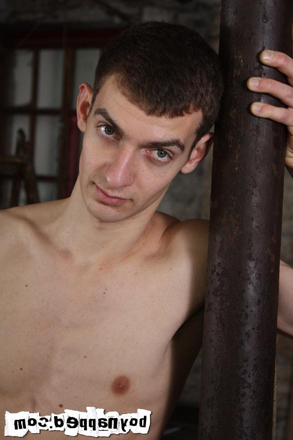 15P It's tickling time here at Boynapped with Brez Wild roped down to the bench ...