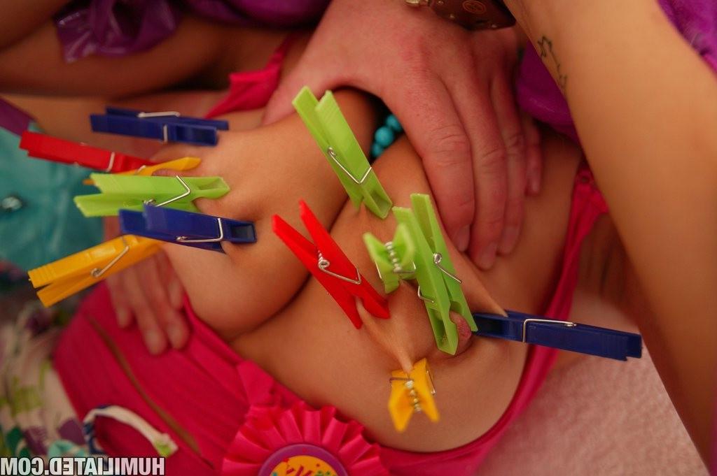 16P Teen gets a bondage fuck as her birthday as a gift