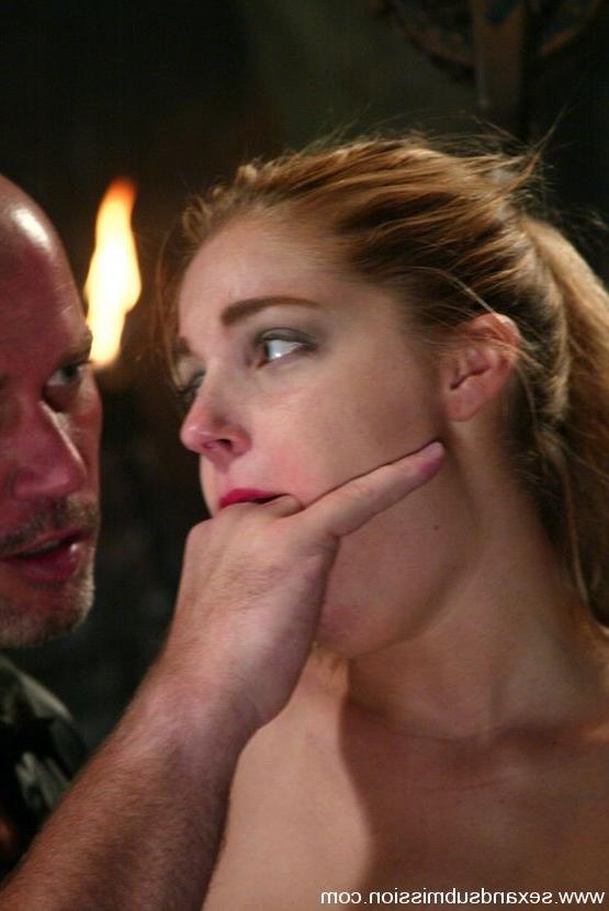 12P Hollie Stevens is trained in throat-fucking while in bondage