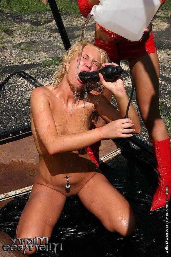 16P Blonde slave abused by her mistress