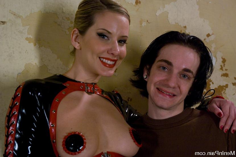 15P Gourgeous Mistress Slave Trainer electrocutes and fucks his ass