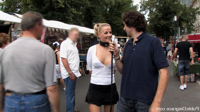 15P Cumslut Steffanie van Eckten sucks cock in a public store