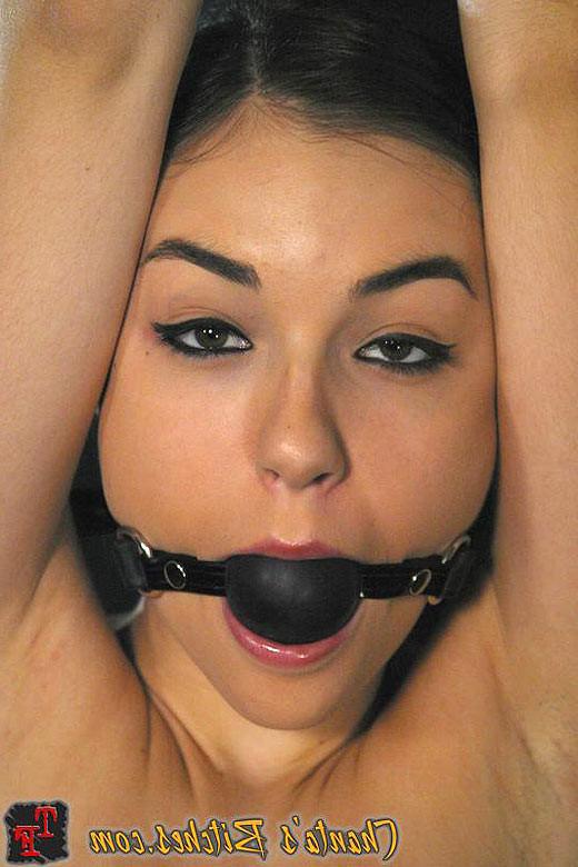 16P This smoking hot girl gets tied up and suspended by a strict mistress