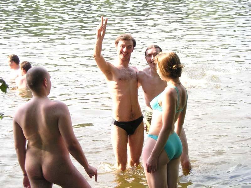 15P Teen nudists take off their clothes and play nude
