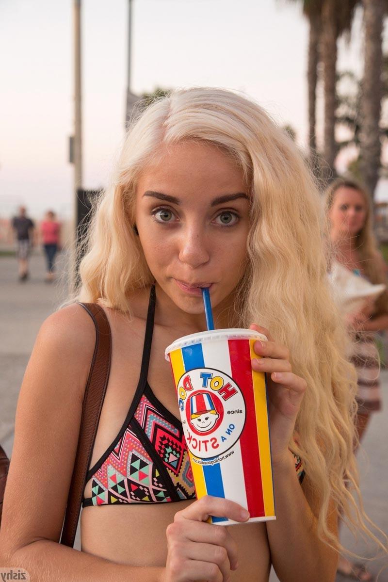 12P Petite naughty bikini blondie