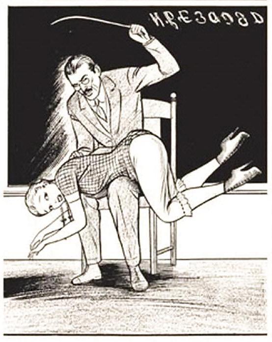 25P Thematic Drawn Porn Art 5 - Spanking (1)