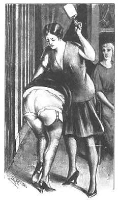 25P Thematic Drawn Porn Art 5 - Spanking (1)