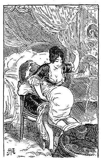 25P Thematic Drawn Porn Art 5 - Spanking (1)