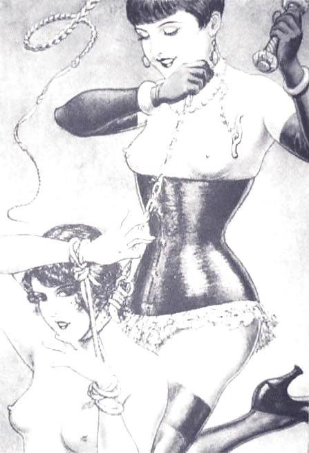 25P Thematic Drawn Porn Art 5 - Spanking (1)