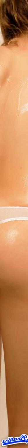 18P Jetta baby oil soaked sheer white thong