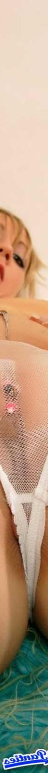 18P Jetta baby oil soaked sheer white thong