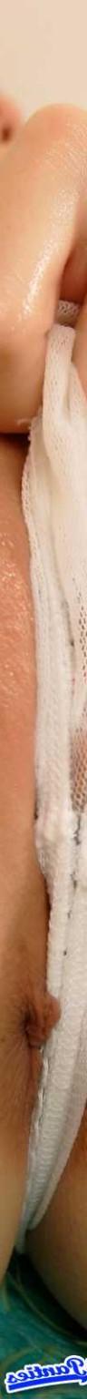 18P Jetta baby oil soaked sheer white thong