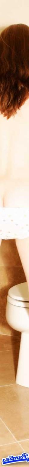 18P Tabitha in the bathroom cotton panties