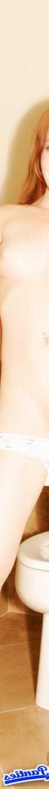 18P Tabitha in the bathroom cotton panties